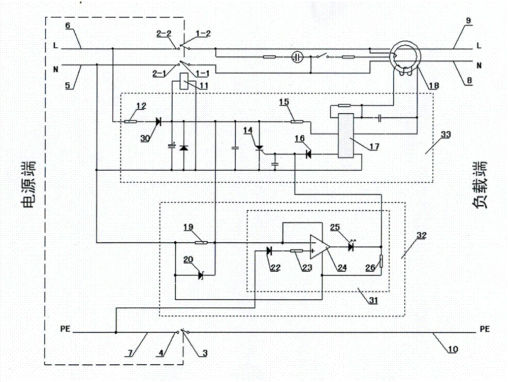 Leakage protection device