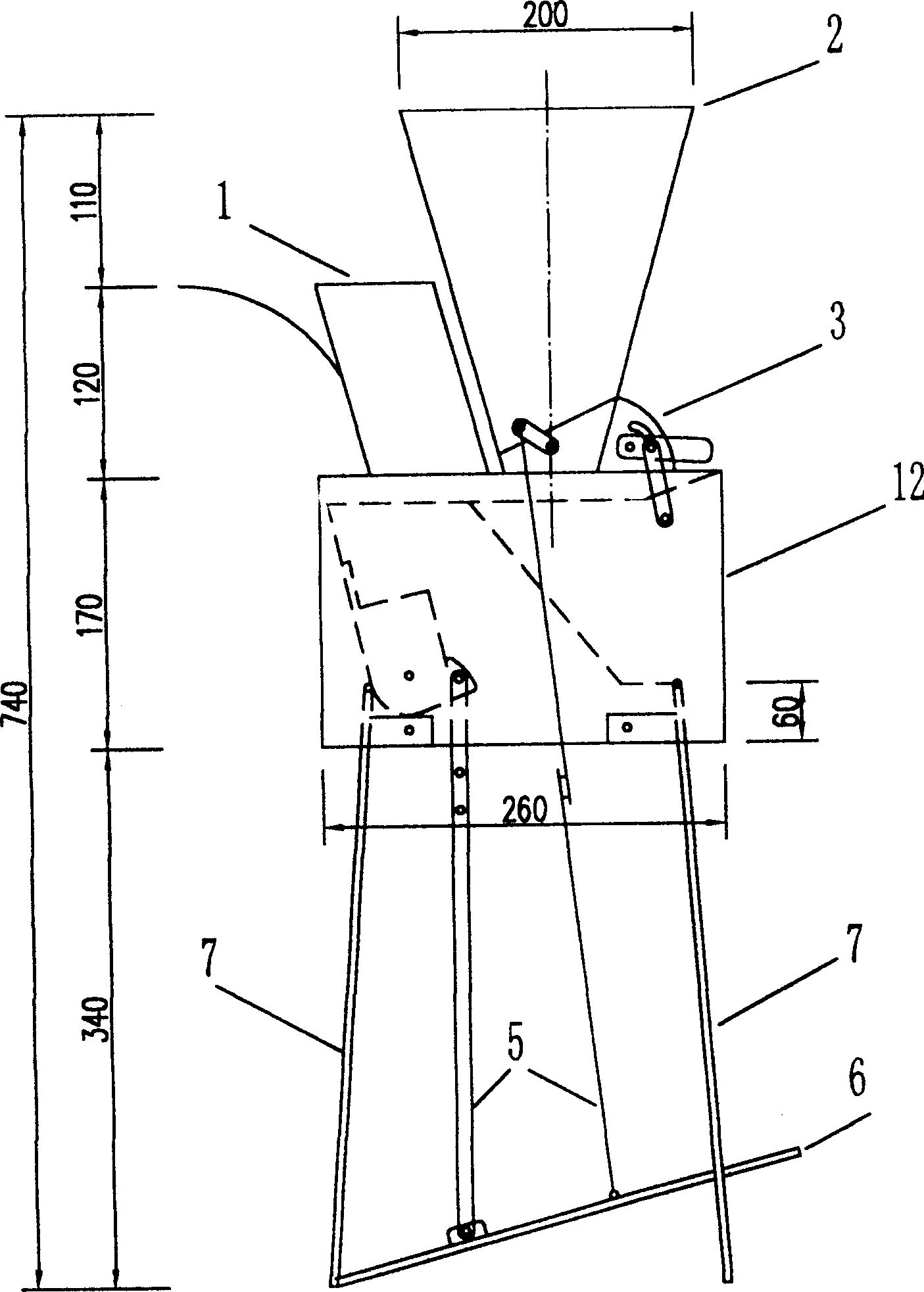 Tool-type plaster-applying device for tile