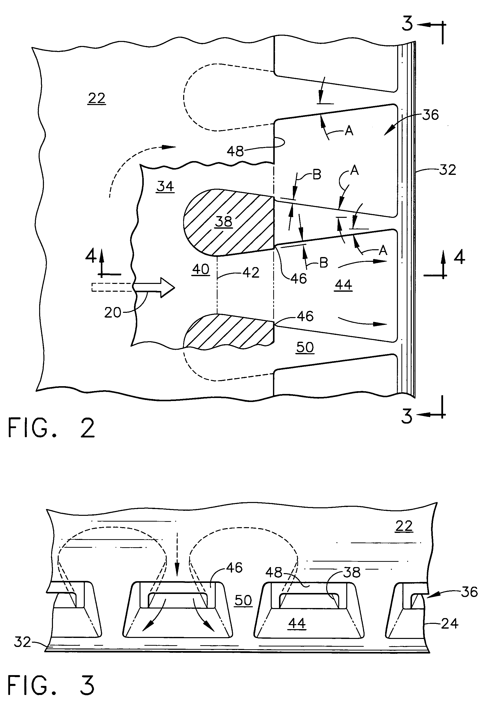 Stepped outlet turbine airfoil
