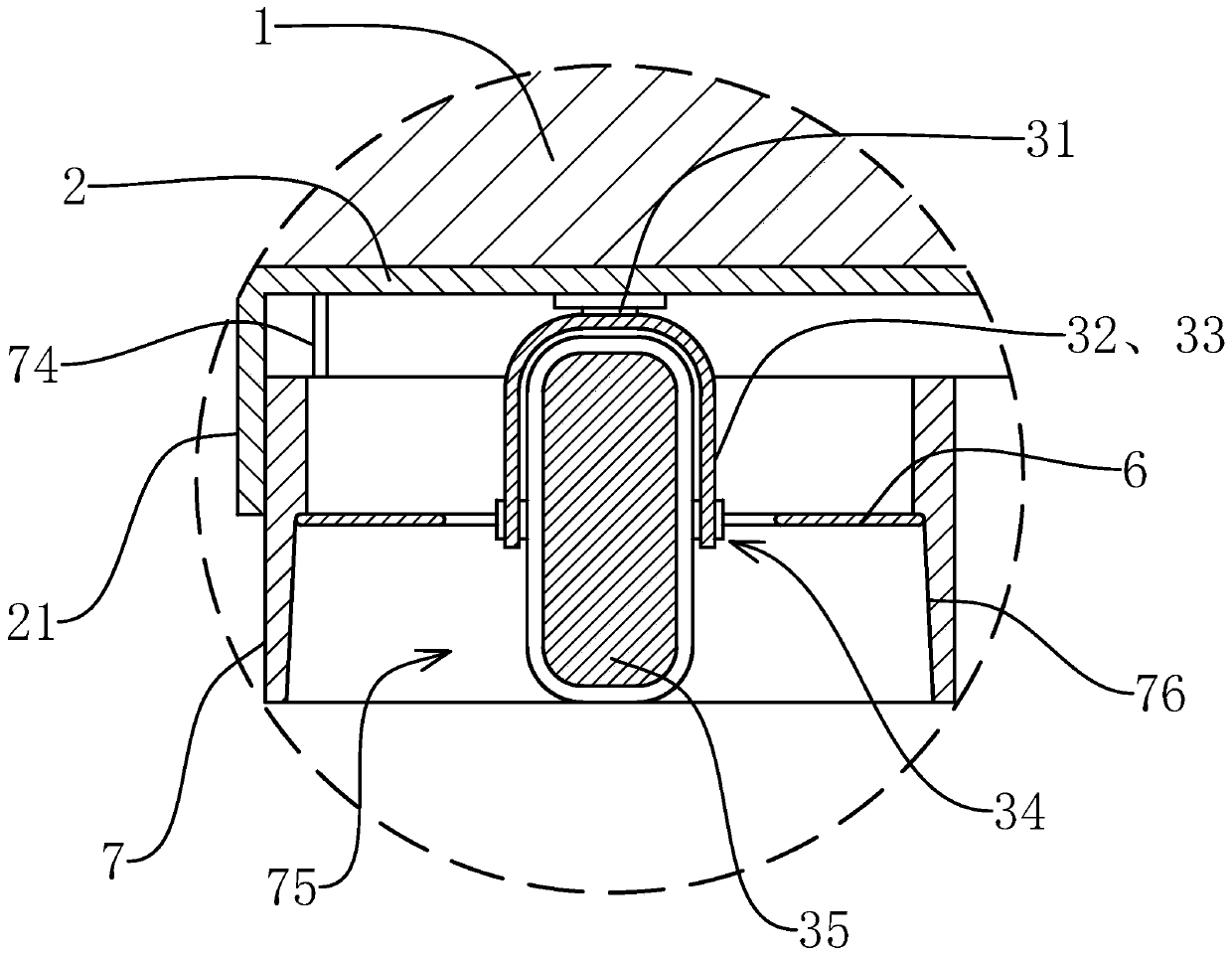 An electric cabinet base structure and its installation and adjustment method