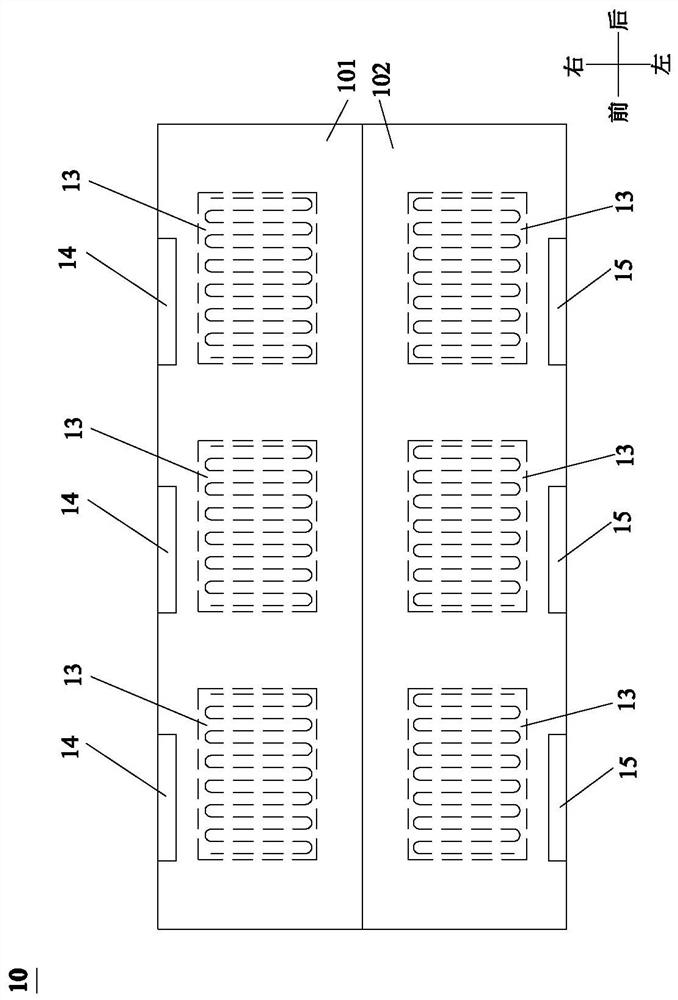 Partitioned portable electric blanket