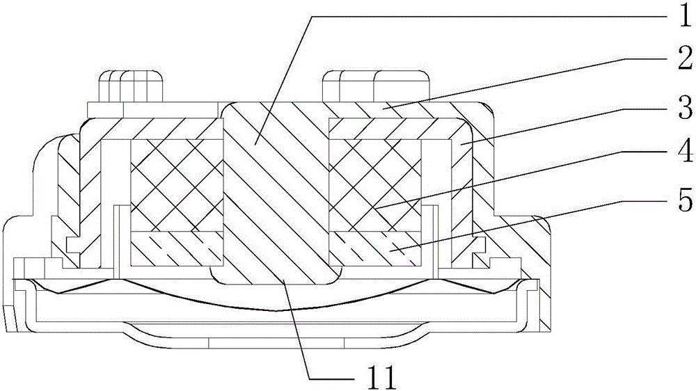 Single loudspeaker and production method of single loudspeaker