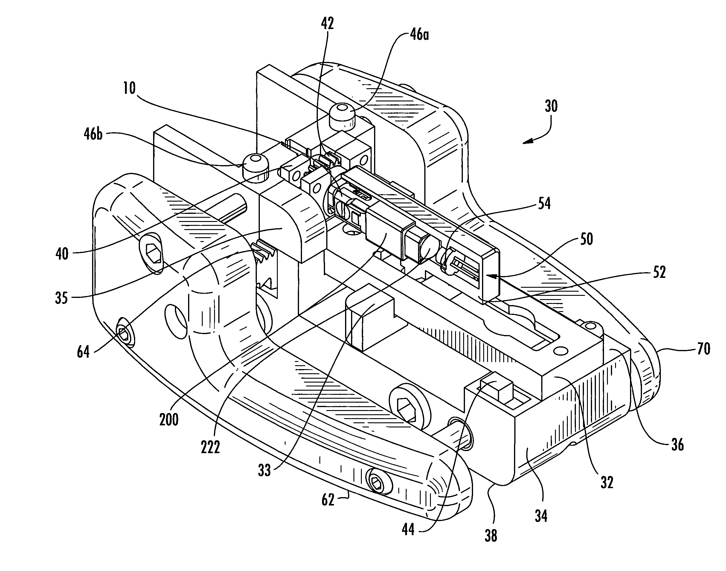 Installation tool with integrated visual fault indicator for field-installable mechanical splice connector