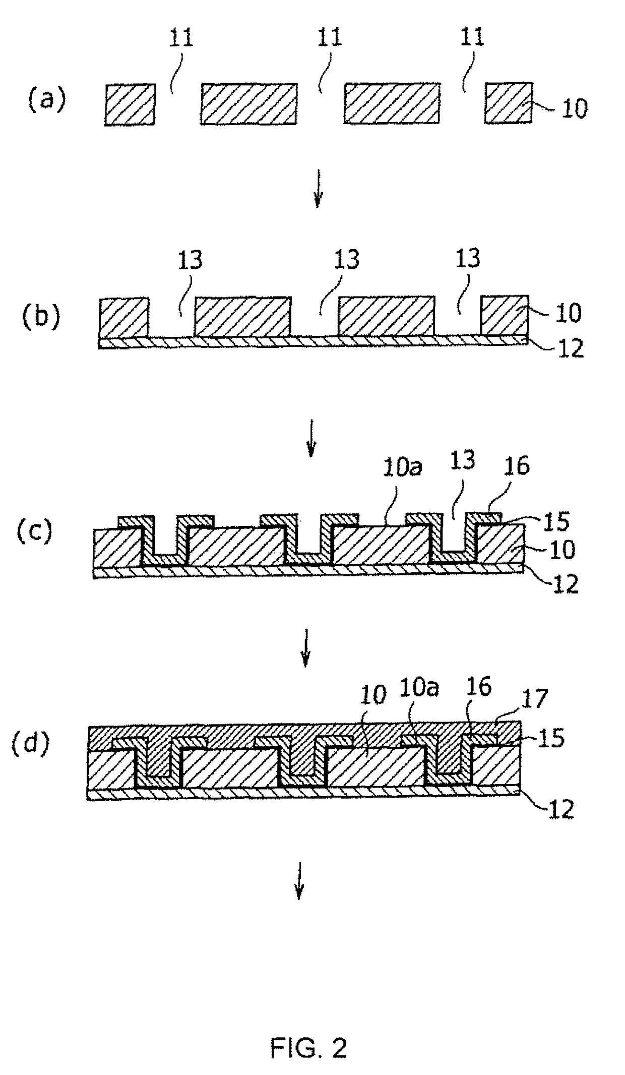 Bump structure formed from using removable mandrel