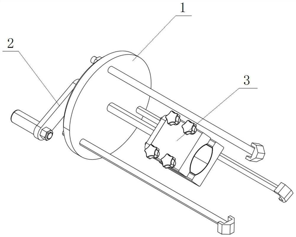 Elbow-shaped cable head pulling-out device