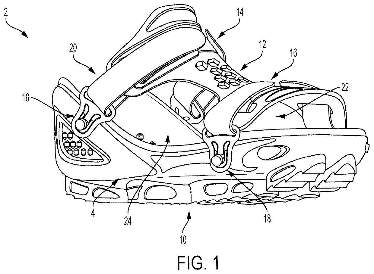 Medical shoe having a plurality of outsole projections