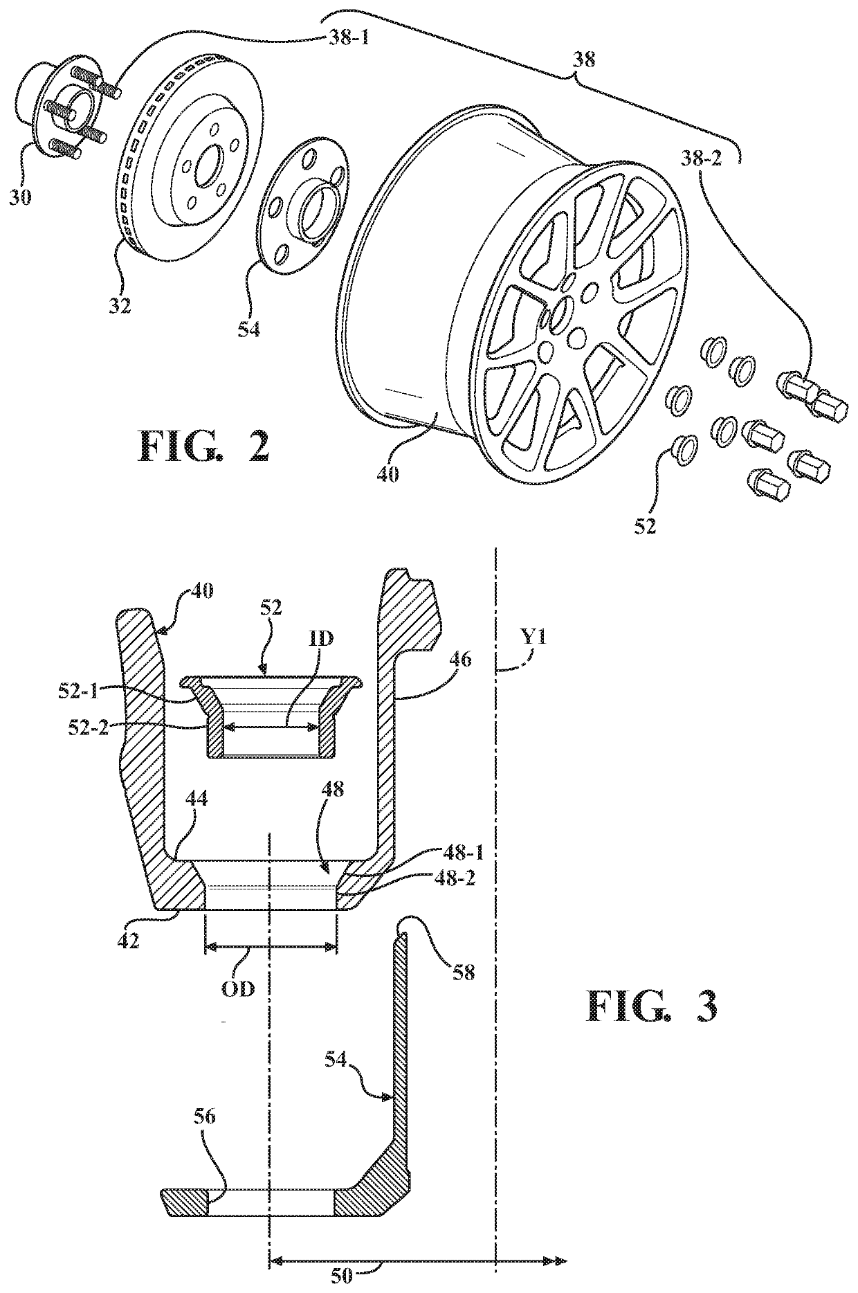 Method of manufacturing a road wheel with galvanic corrosion isolation