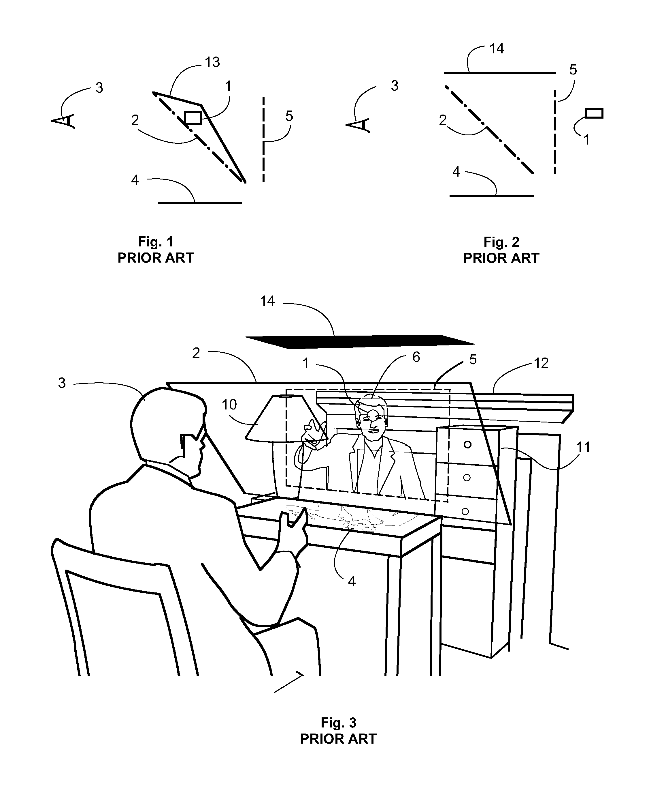 3-D displays and telepresence systems and methods therefore