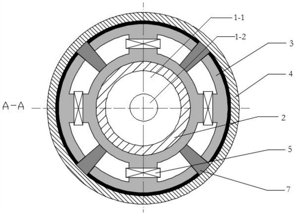 A magnetorheological damper with multi-magnetic couple stator structure