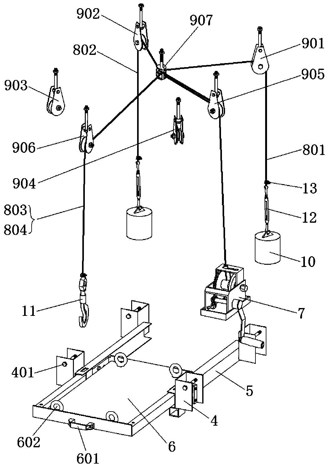 Self-loading and unloading heavy-load shelf with adjustable layer interval