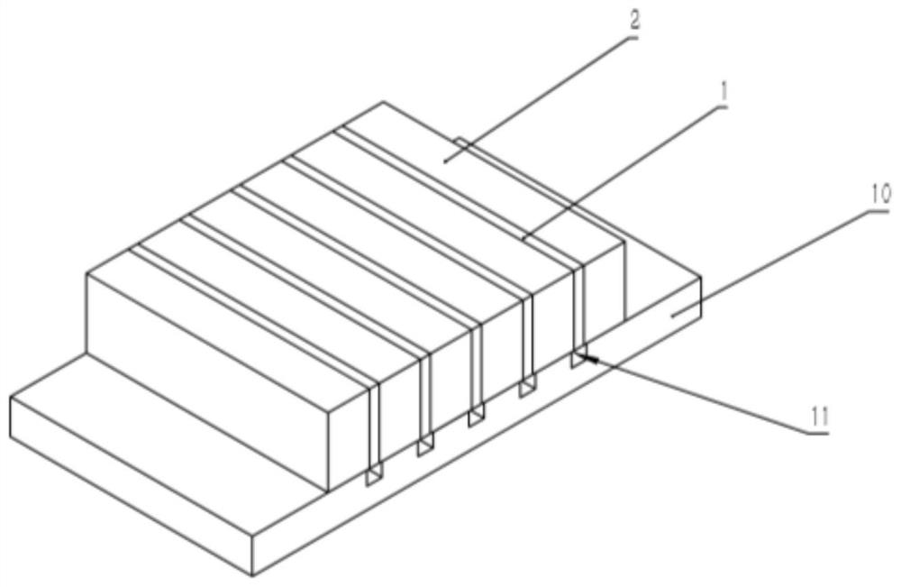 Pump laser packaging structure and packaging method
