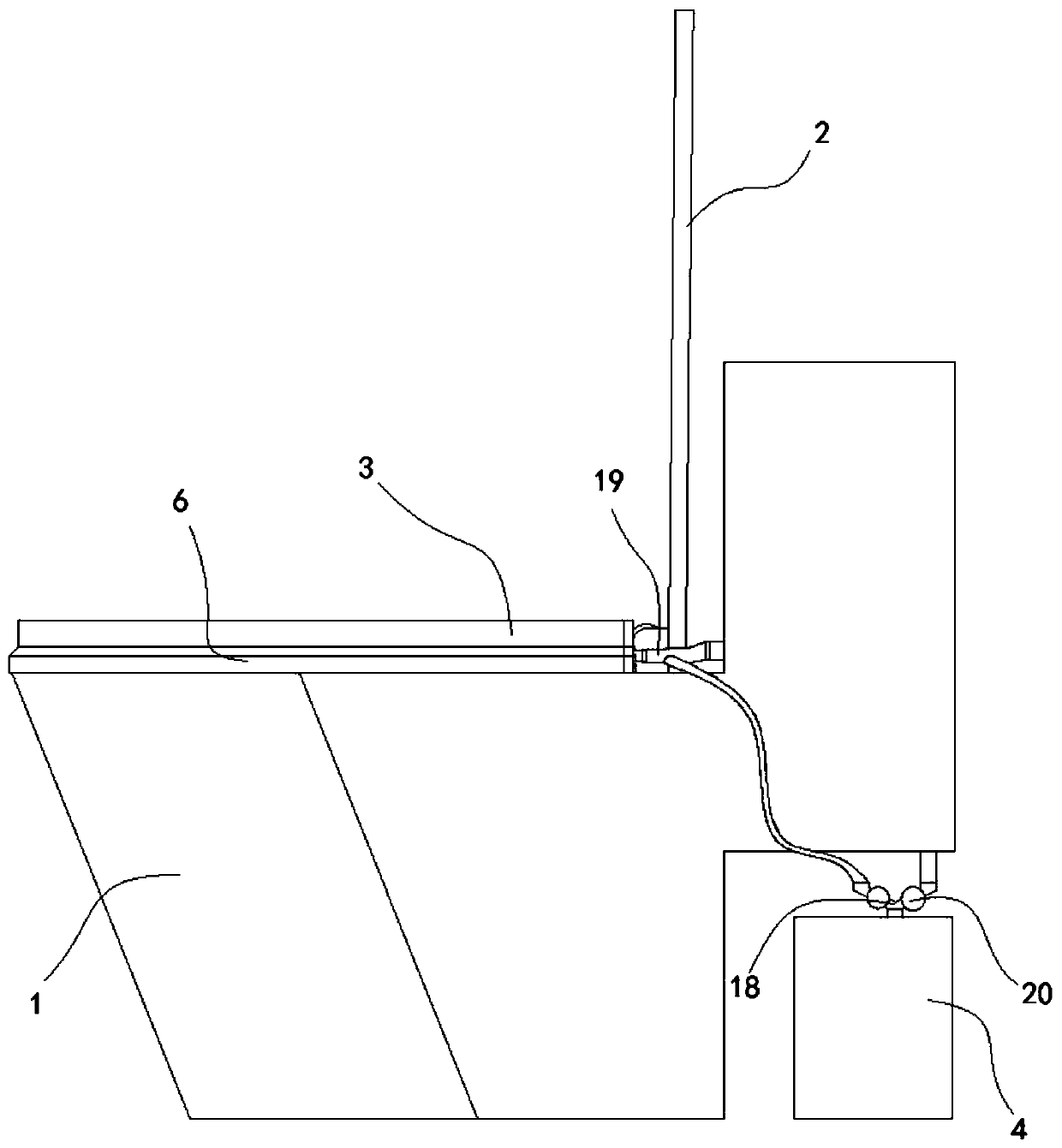 Ventilation device based on intelligent closestool