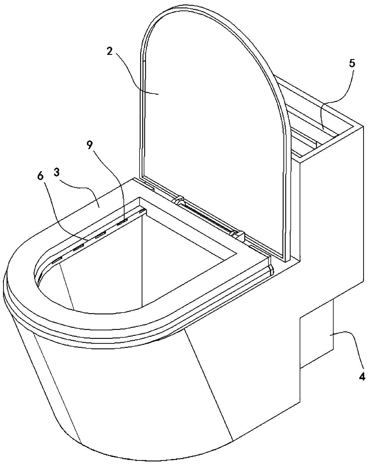 Ventilation device based on intelligent closestool