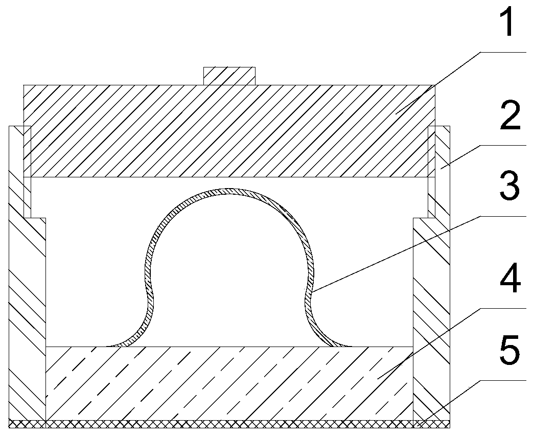 Elastic Displacement Compensation Fixed Unit and Deep Sea Multi-Pressure Body Combination Pressure Structure