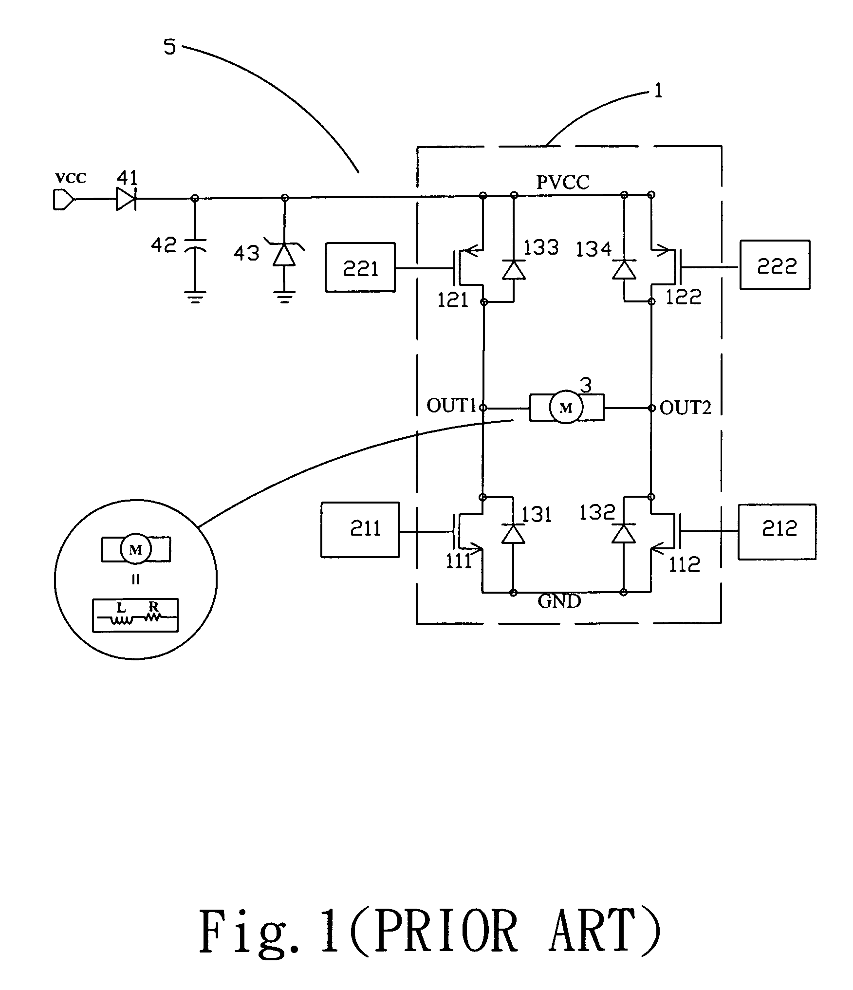 Drive circuit for reducing inductive kickback voltage