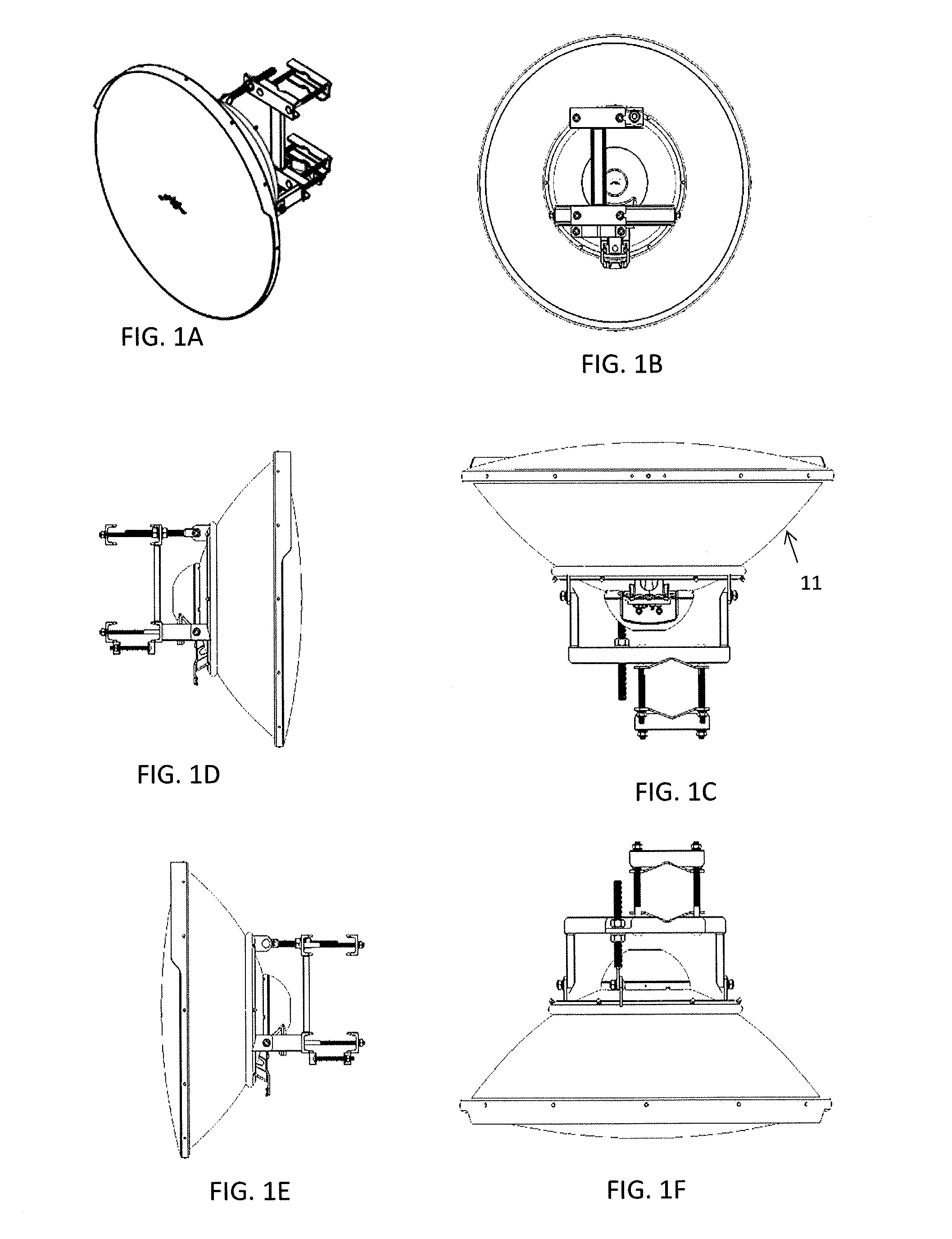 Compact radio frequency antenna apparatuses