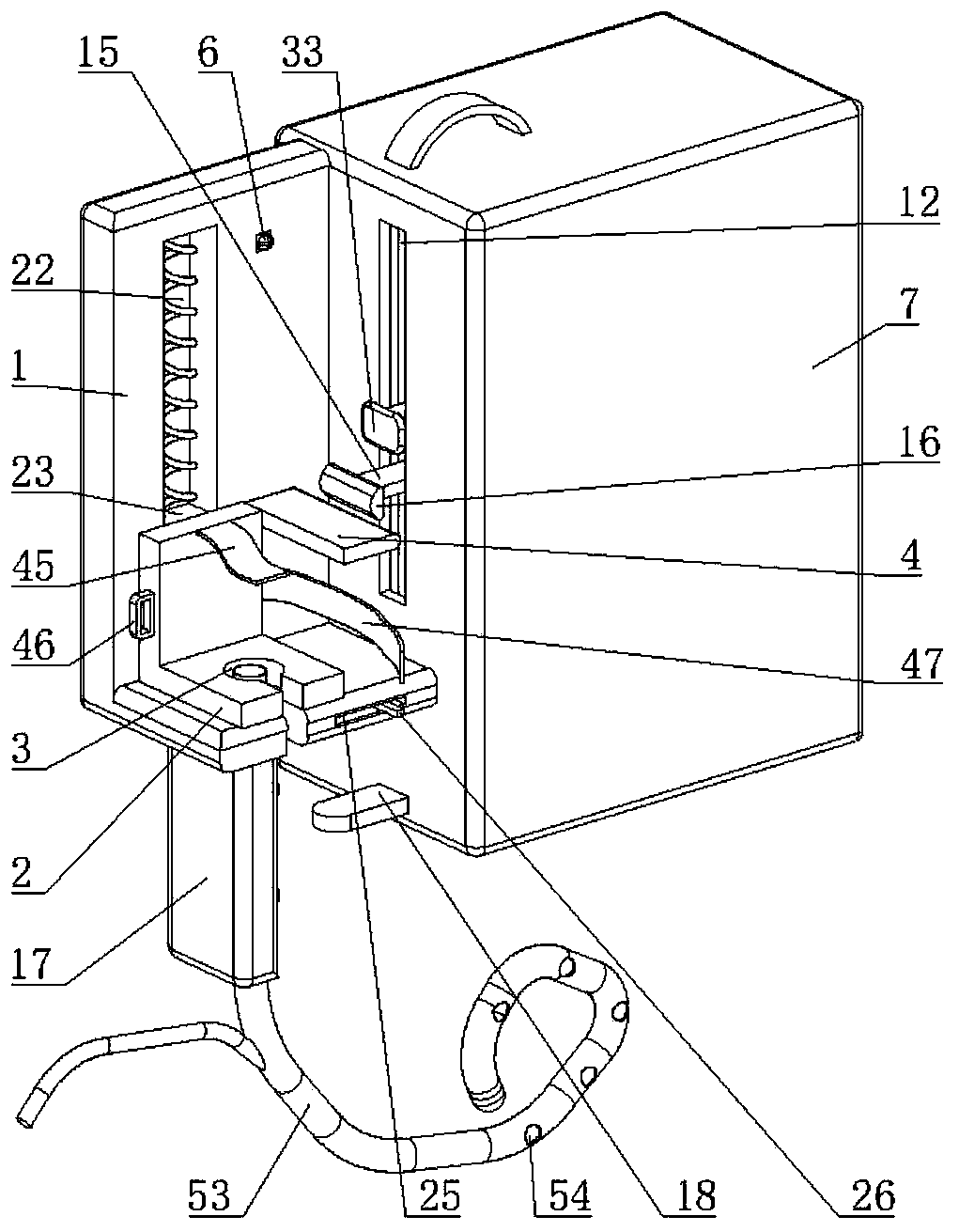 Percutaneous puncture peritoneal irrigation control device