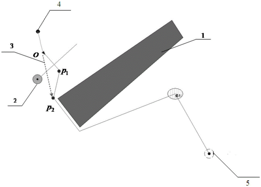Evading method based on opposite-direction sailing of virtual puffed motion obstacle and UUV