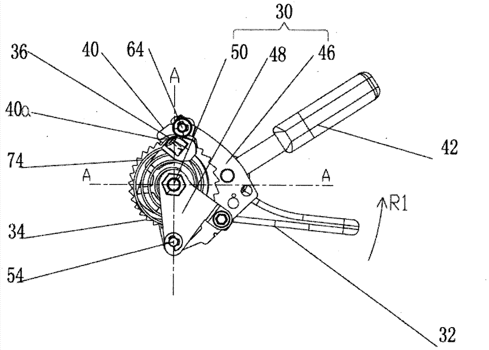 A bicycle shifter