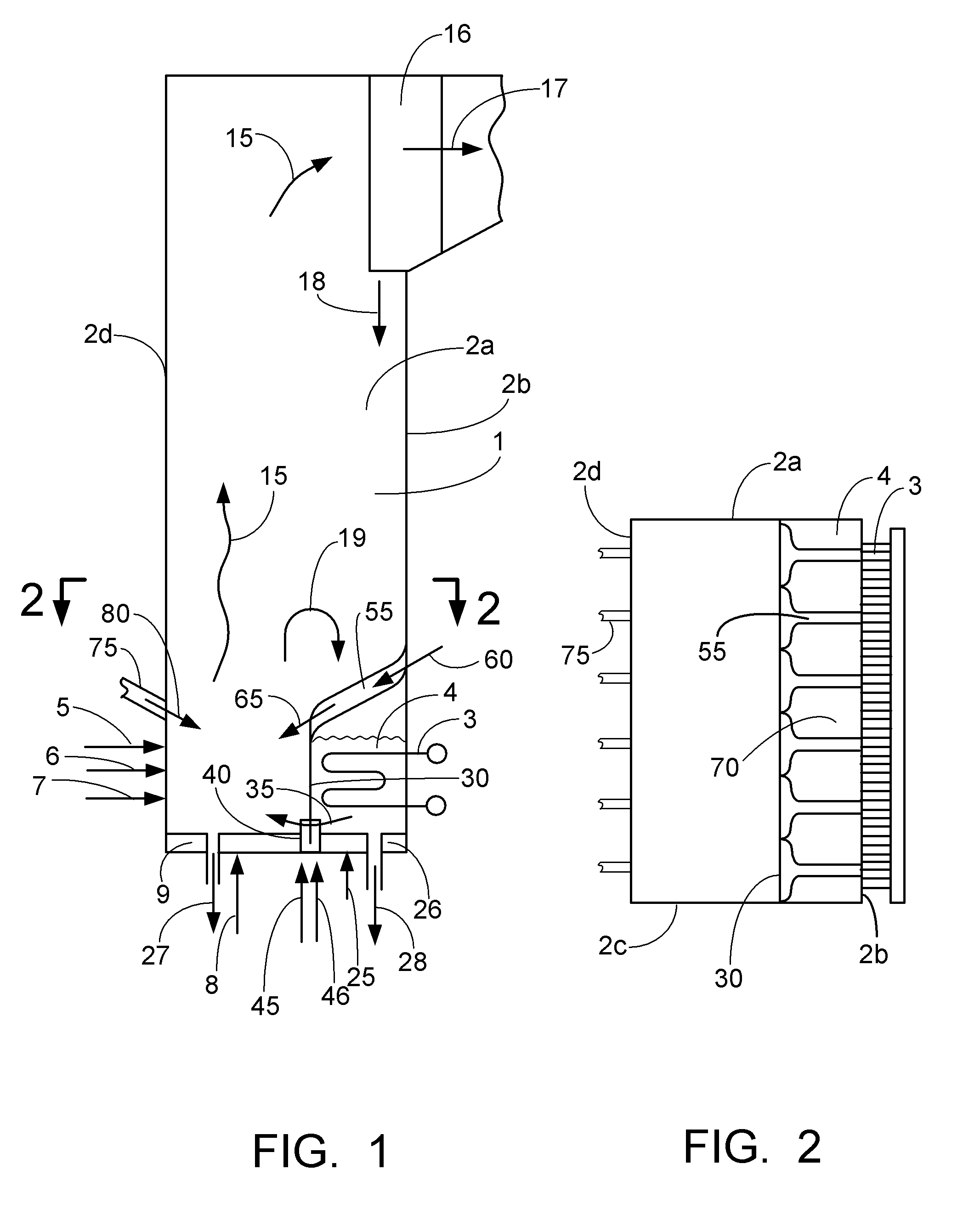 In-bed solids control valve