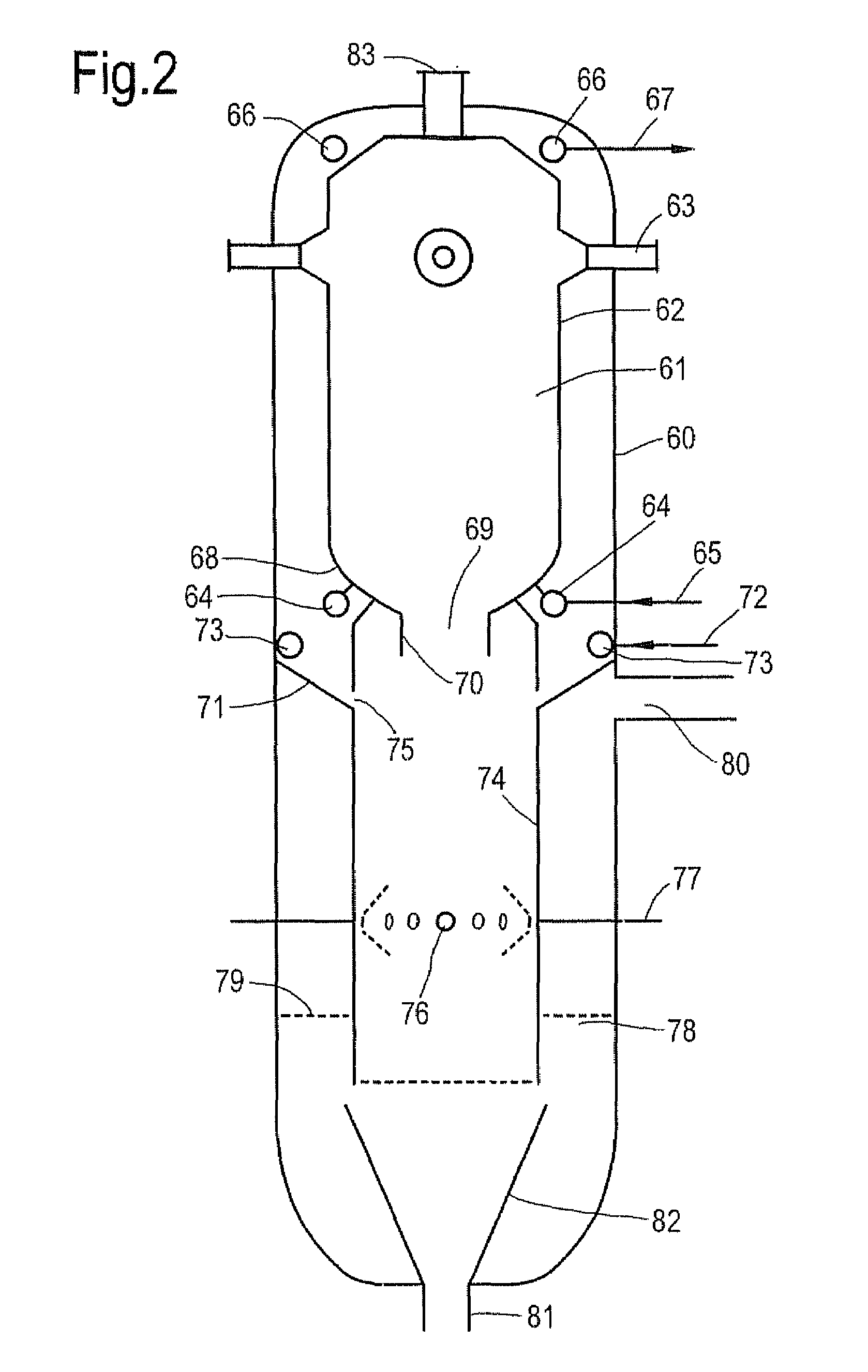 Process for producing a purified synthesis gas stream