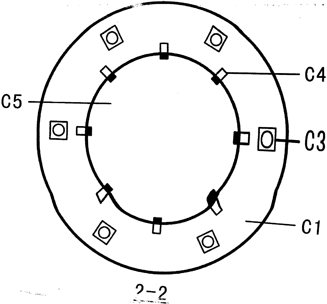 Method and device for rock and soil weathering power generation and power supply