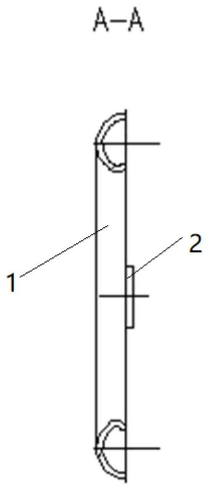 Shielding ring structure at sharp corner of transformer opening