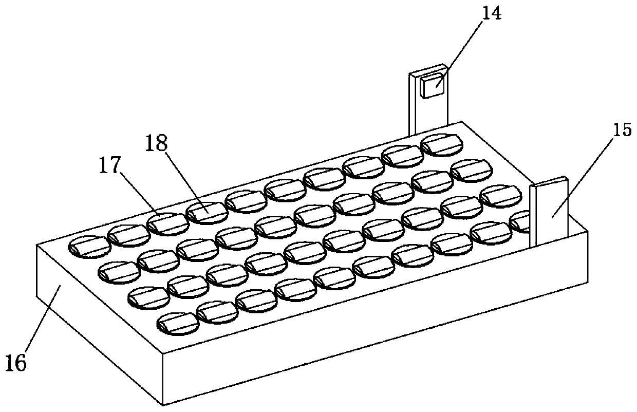 A tableware cleaning device with automatic sorting function