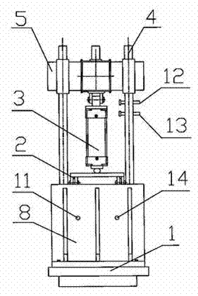 Swing testing machine for metal hose