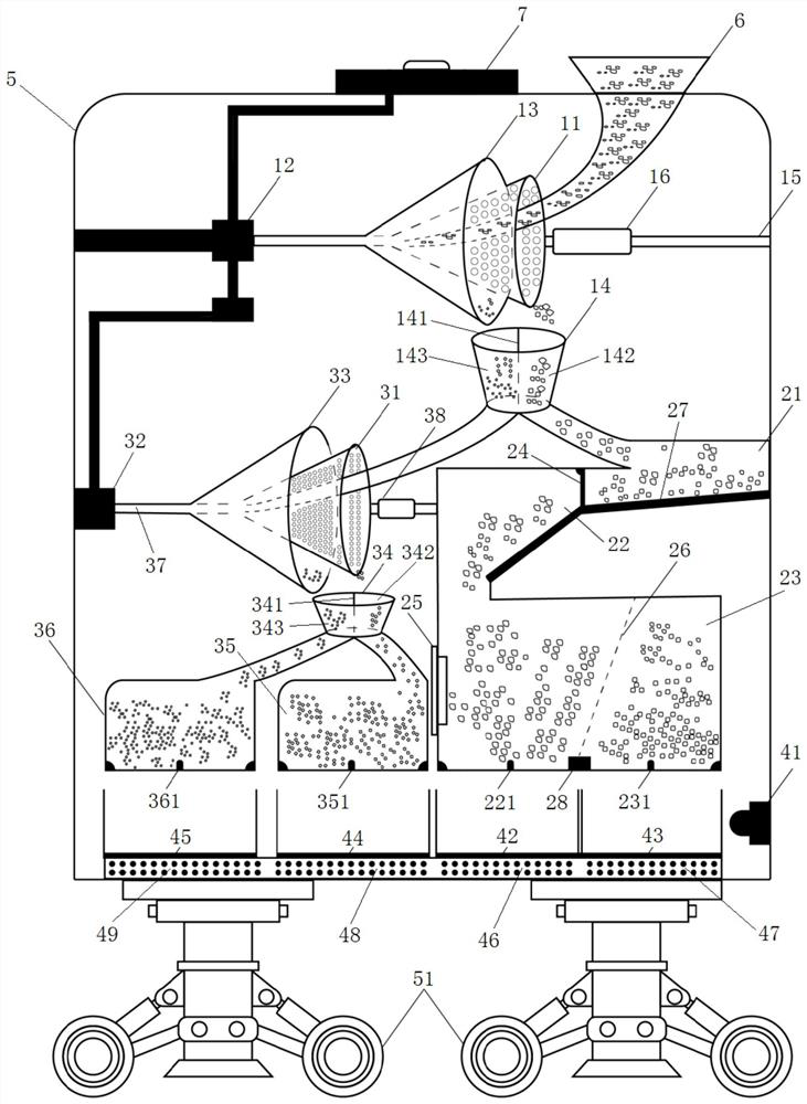 Composite screening device for desert sand