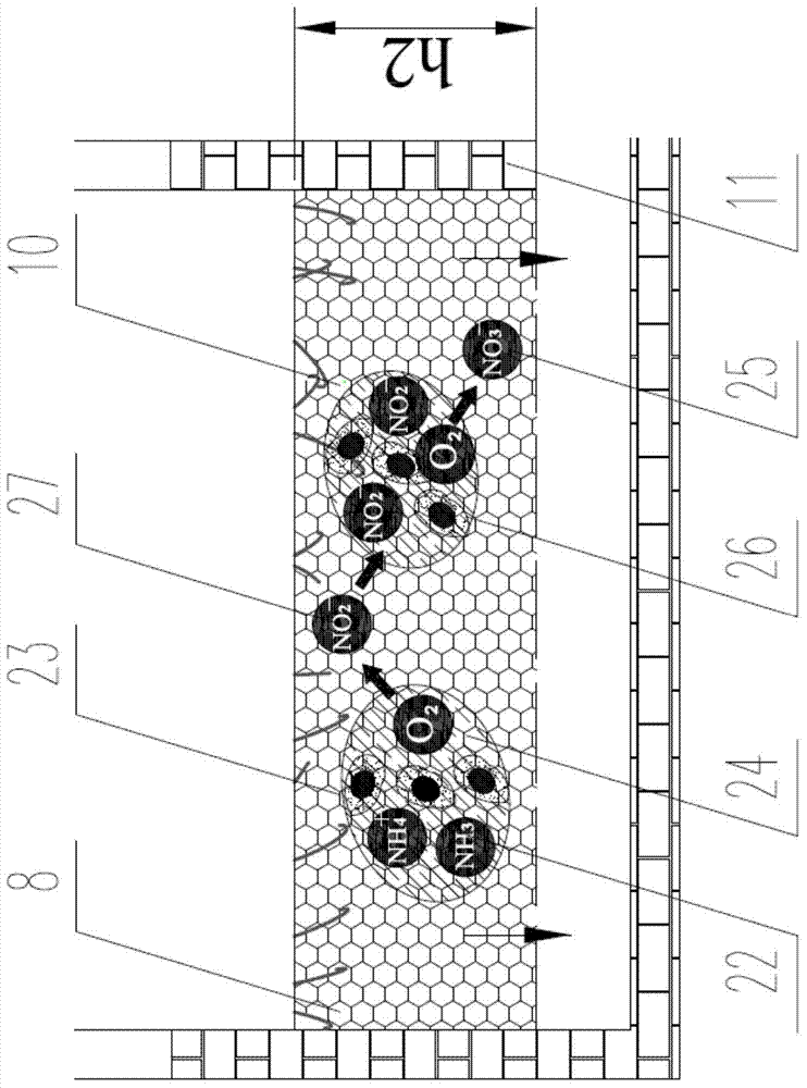 Method for improving denitrification of integrated vertical flow constructed wetlands