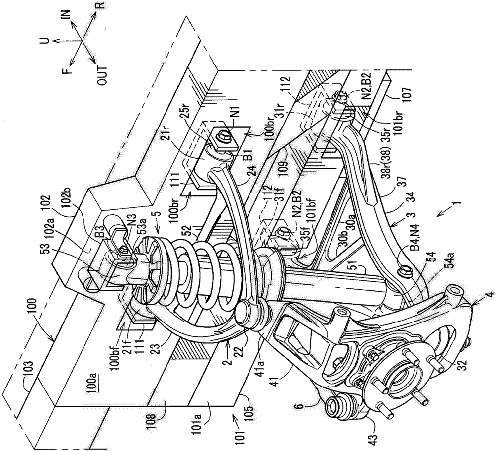 Front suspension structure of automotive vehicle