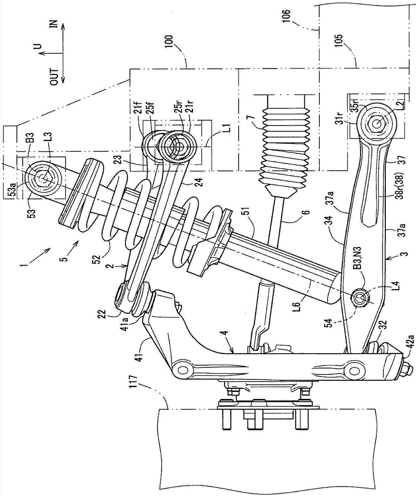 Front suspension structure of automotive vehicle