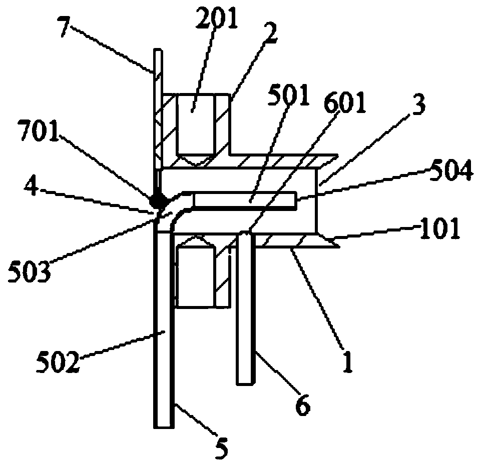 A composite measuring device for airflow velocity and temperature for low-speed flow field