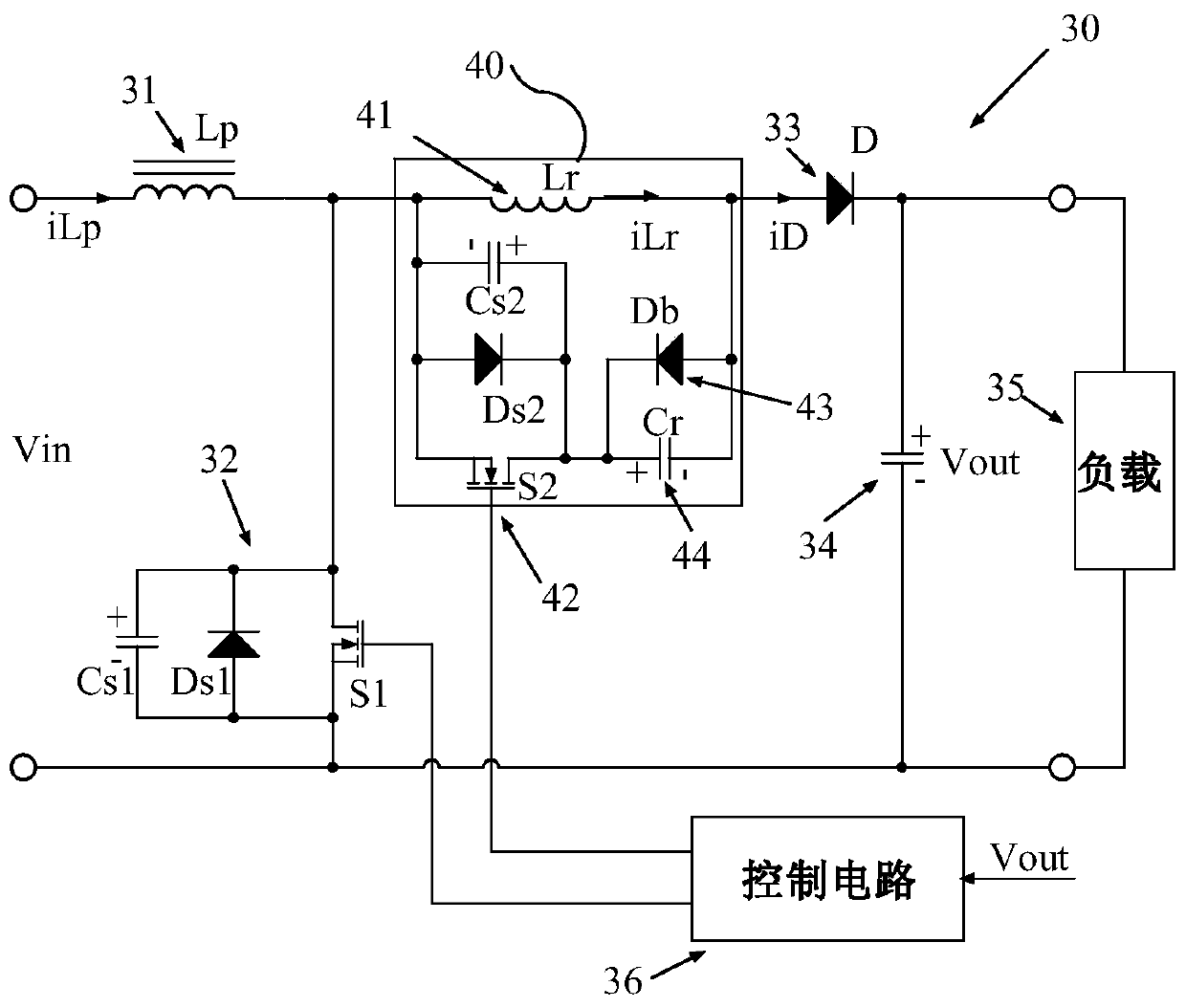 A zero voltage switch boost circuit and its control method