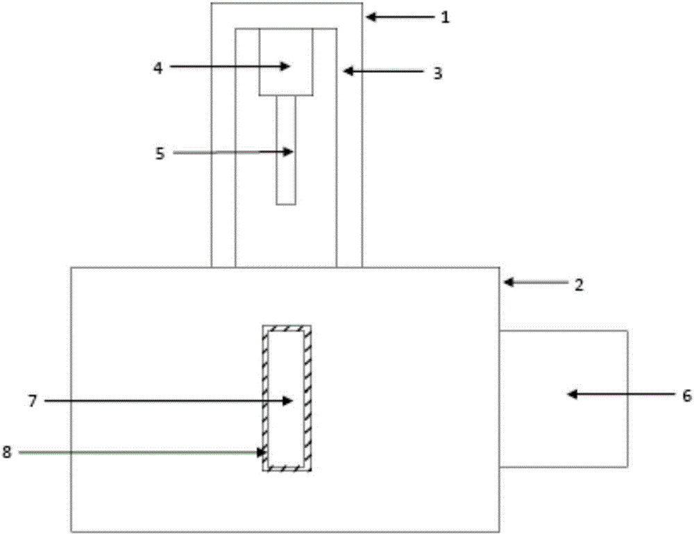 Pressurized water reactor spent fuel element indirect neutron CT imaging device