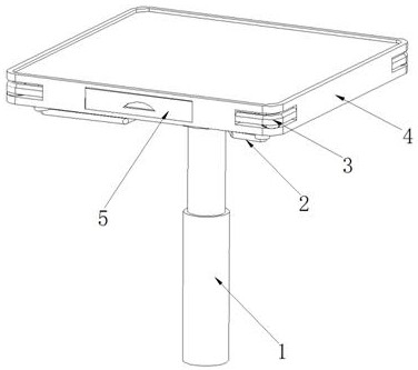 Corner protection device for lifting mat surface of tatami