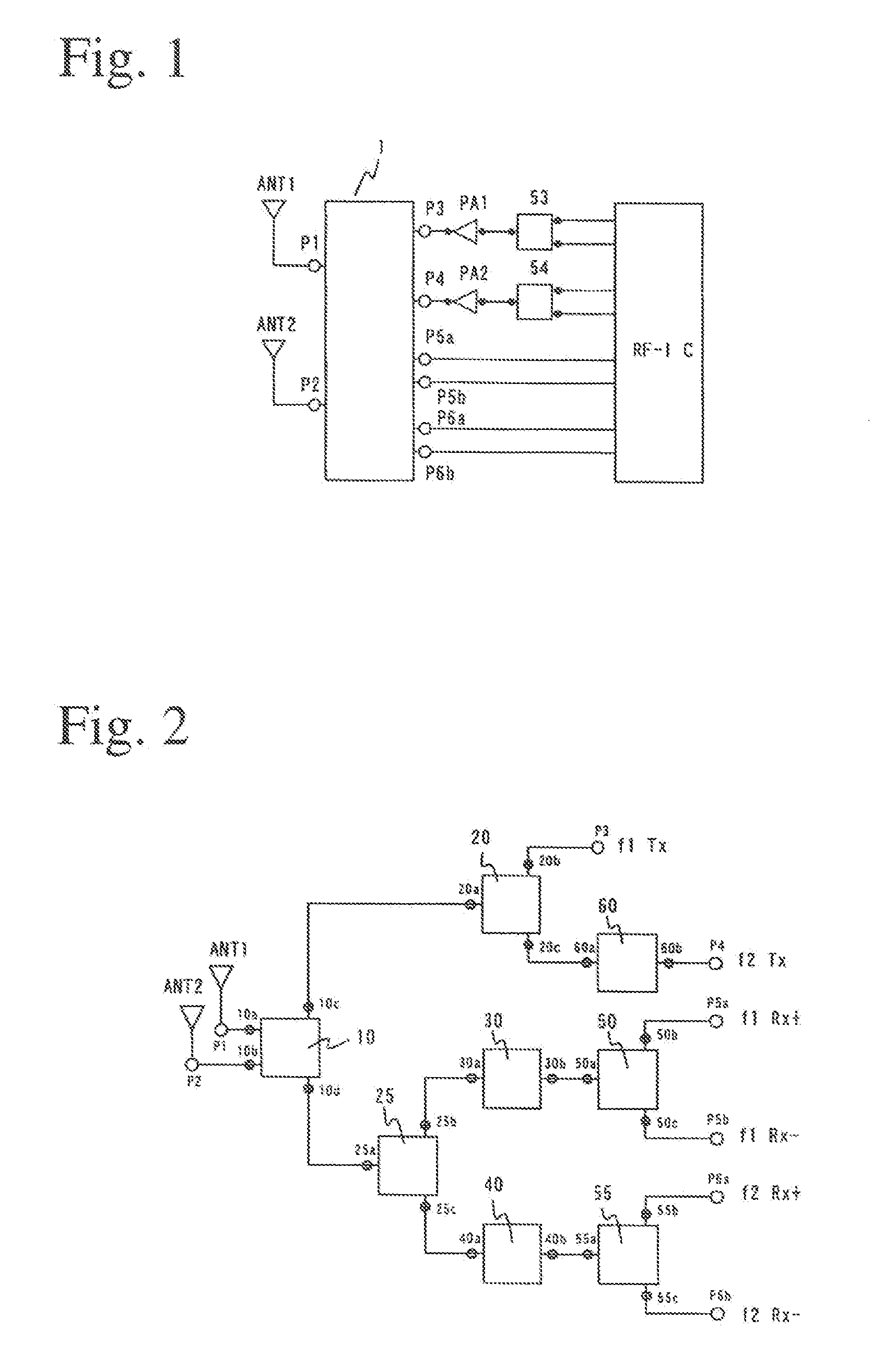 Multi-band high-frequency circuit, multi-band high-frequency circuit component and multi-band communication apparatus using same