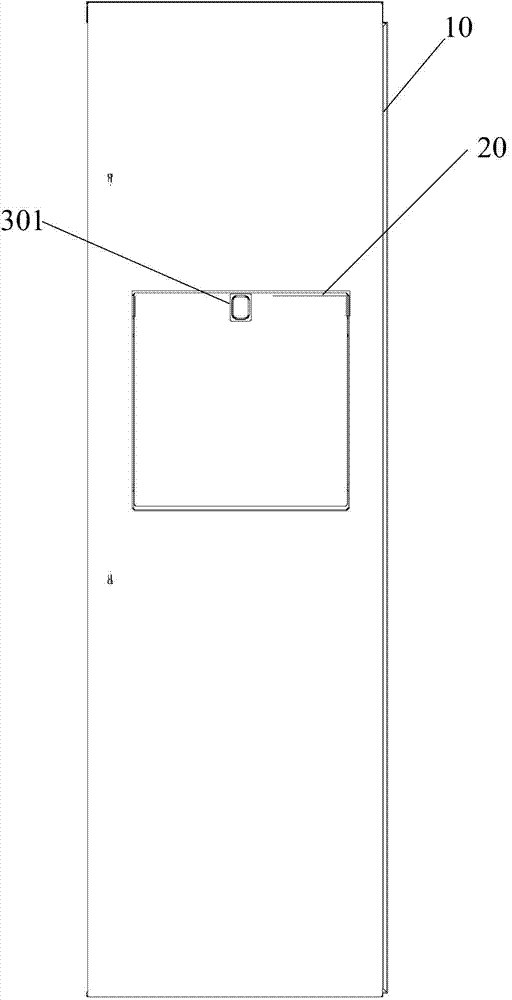 Refrigerator bar counter opening and closing structure and refrigerator bar counter