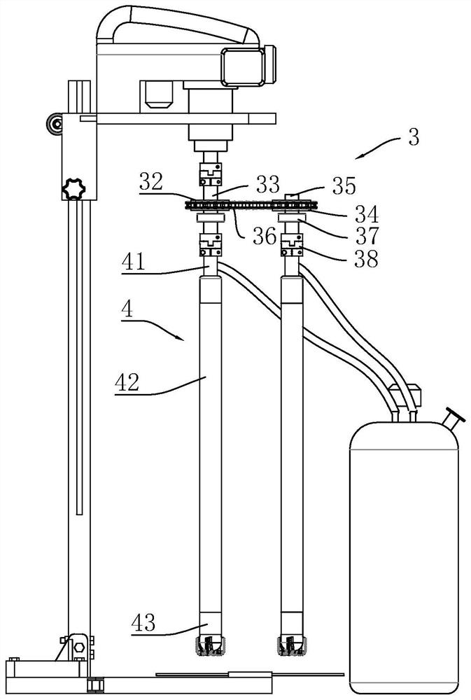 A high-efficiency sampling device and sampling method for rock and soil