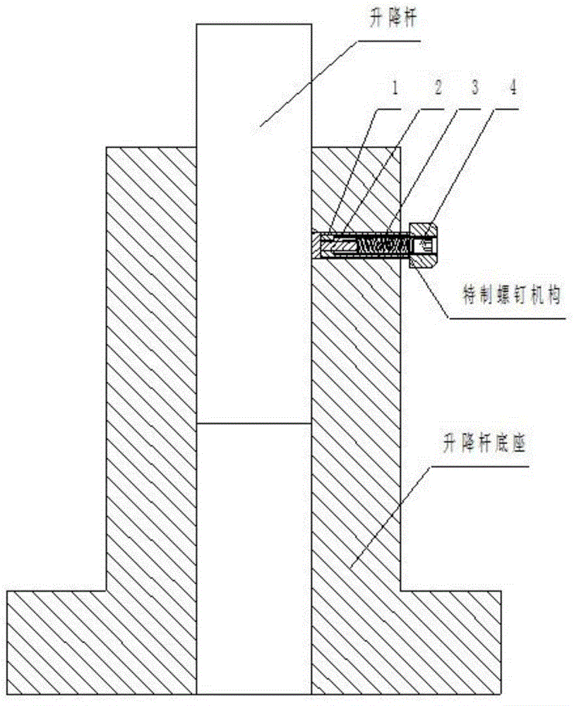 Screw mechanism with adjustable pre-tightening force