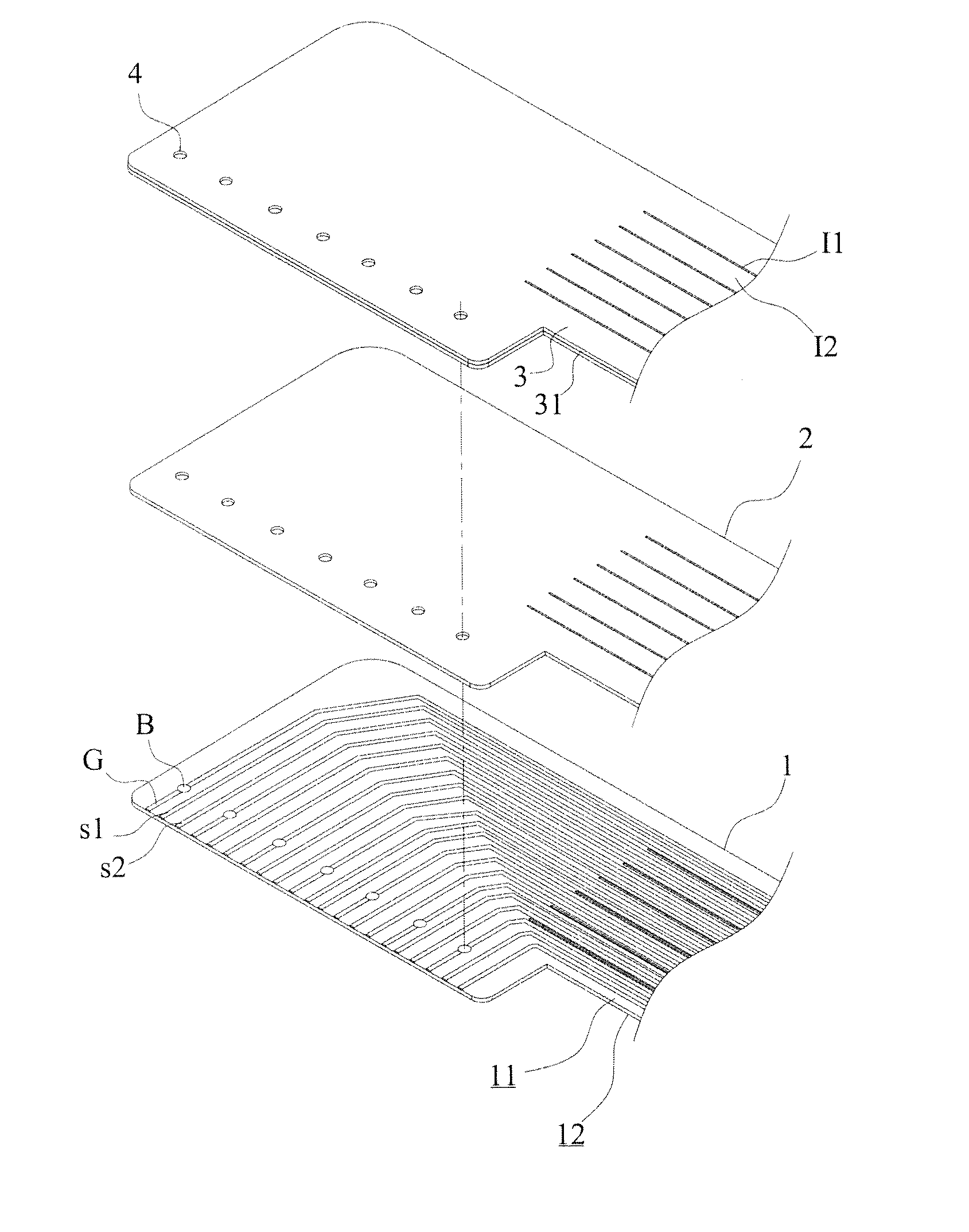 Attenuation reduction grounding structure for differential-mode signal transmission lines of flexible circuit board