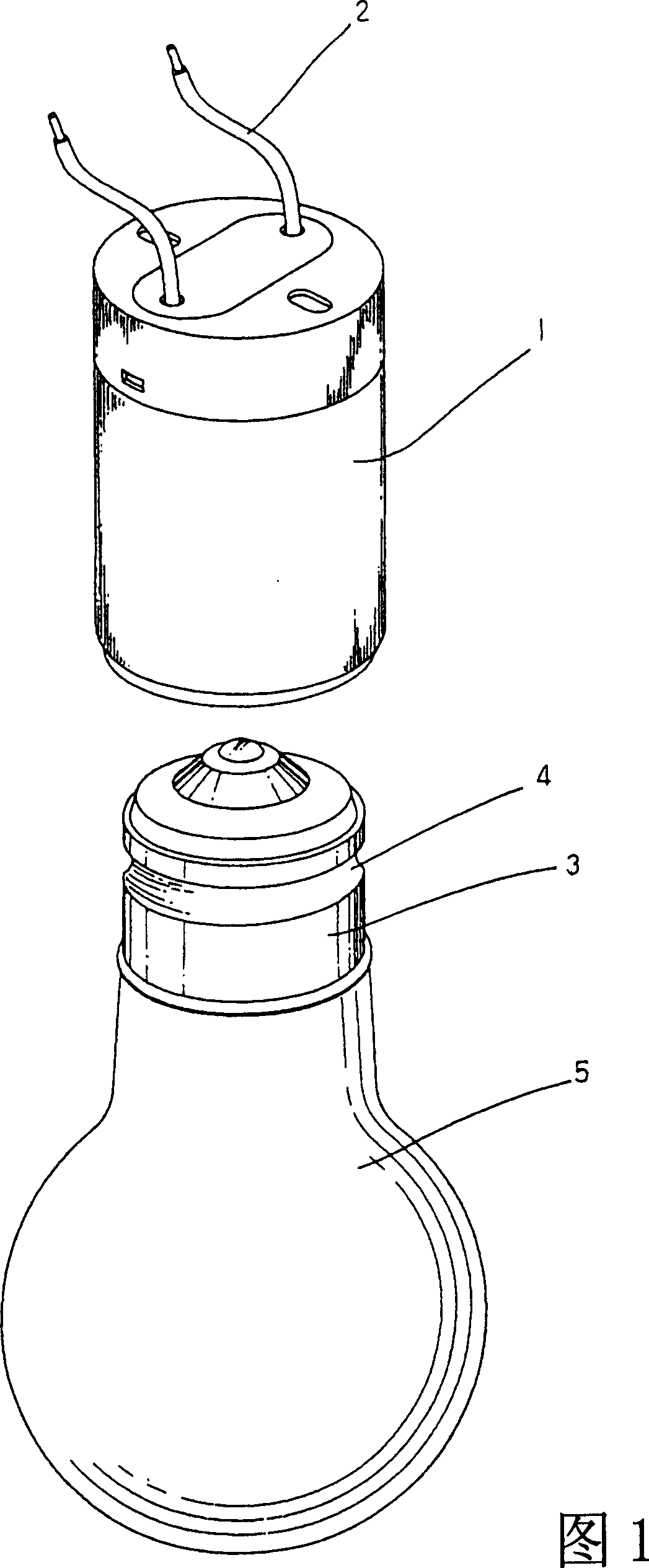 Pressing lamp socket