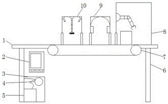 Automatic cutter taking and placing cabinet