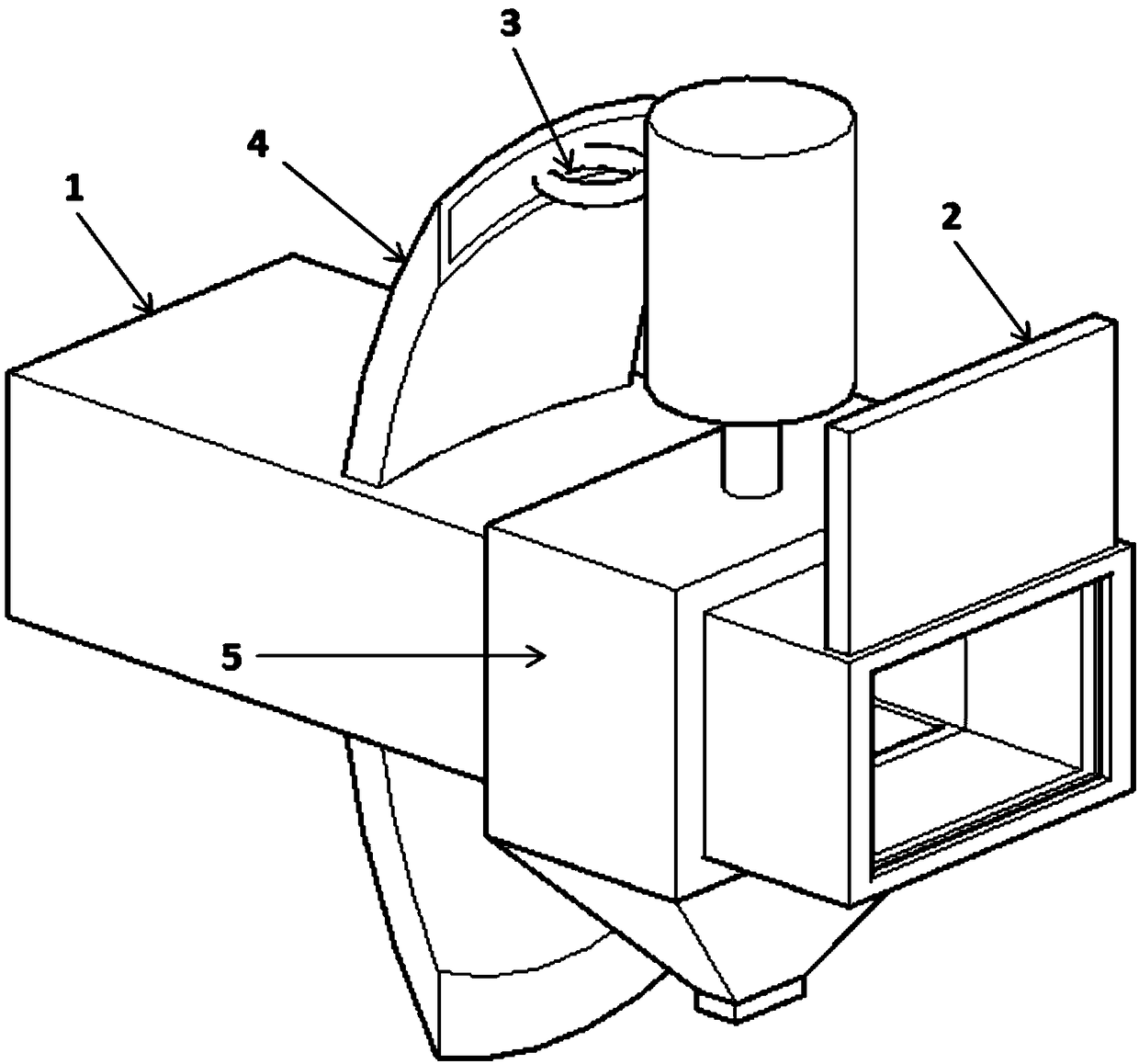 Air inlet structure of an automobile air conditioner which has the function of atomizing and dust removing