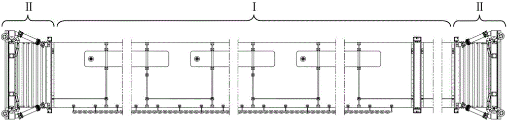 Nearby oil containment system based on parallel mechanism