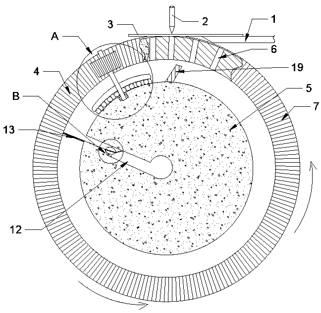 A method for punching holes in a circuit board