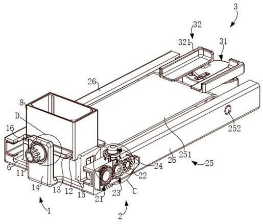 An automatic feeding device for a spraying machine