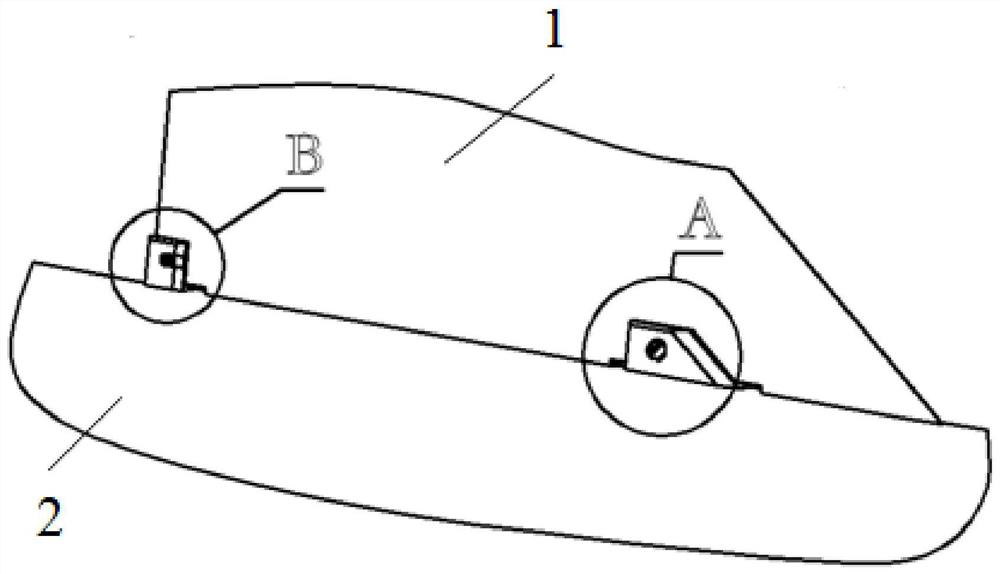 A wing quick release structure