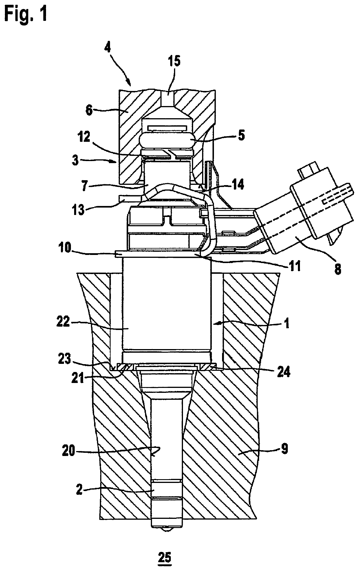 Decoupling element for a fuel-injection device